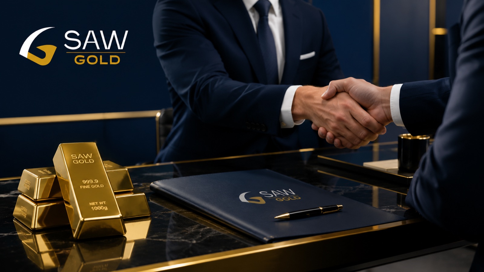 SAW GOLD consultation and handshake