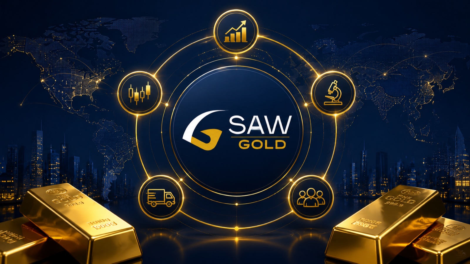 SAW GOLD global gold trading ecosystem network